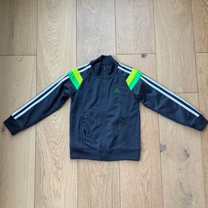 Black and Green Track Jacket